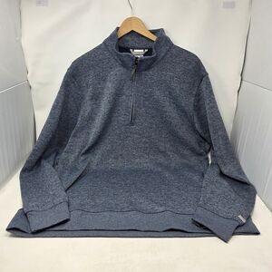 Men's Blue Half-Zip Sweater